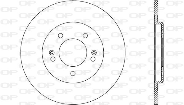 OPEN PARTS Тормозной диск BDR2608.10